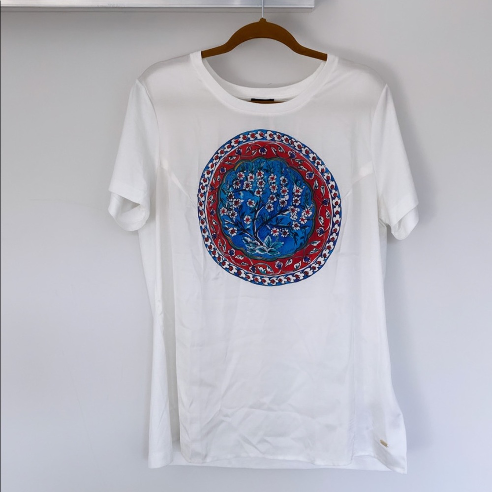 Escada Logo Graphic T-shirt, silk/cotton